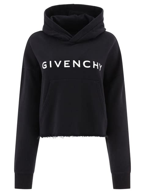 givenchy hoodie woman|Givenchy cropped hoodie women.